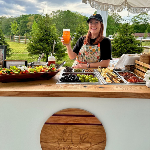 Mobile Charcuterie Cart